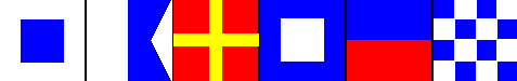 Sarpen stavat med signalflaggor